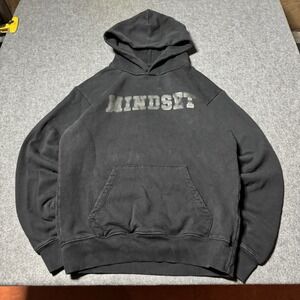 Ecocycle Mindset Heavyweight Hoodie Men's Small Black Made‎ in USA Gym Workout